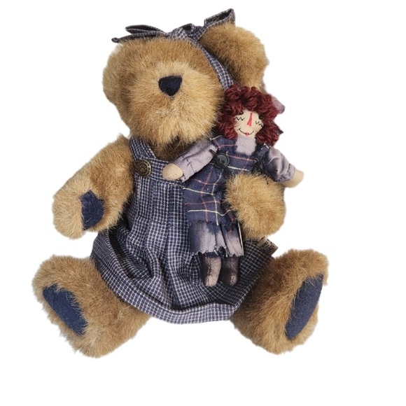 90s Boyds Bears Collection LTD Sally Quignappel & Annie Boyds & Friend  size 10" - Picture 3 of 17